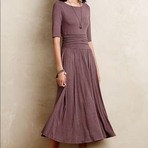 Anthropologie jersey knit dress.  Sz Small